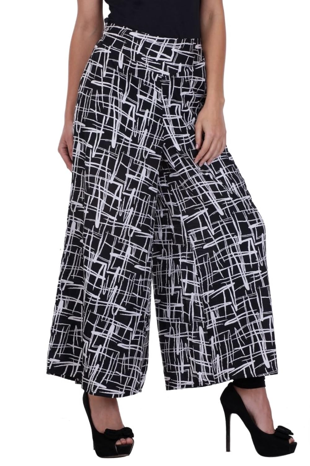 deewa red printed palazzo