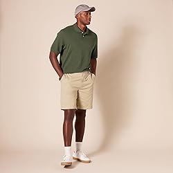 Amazon Essentials Men's Regular-Fit Cotton Pique