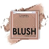 Lamel Powder Blush for Cheeks &ndash; Taupe &ndash; High Pigmented | Smooth &amp; Blendable Cool Dusty Brown Blush &ndash; Lightweight, Natural &amp; Cruelty-Free &ndash; Compact, Travel-friendly (404)