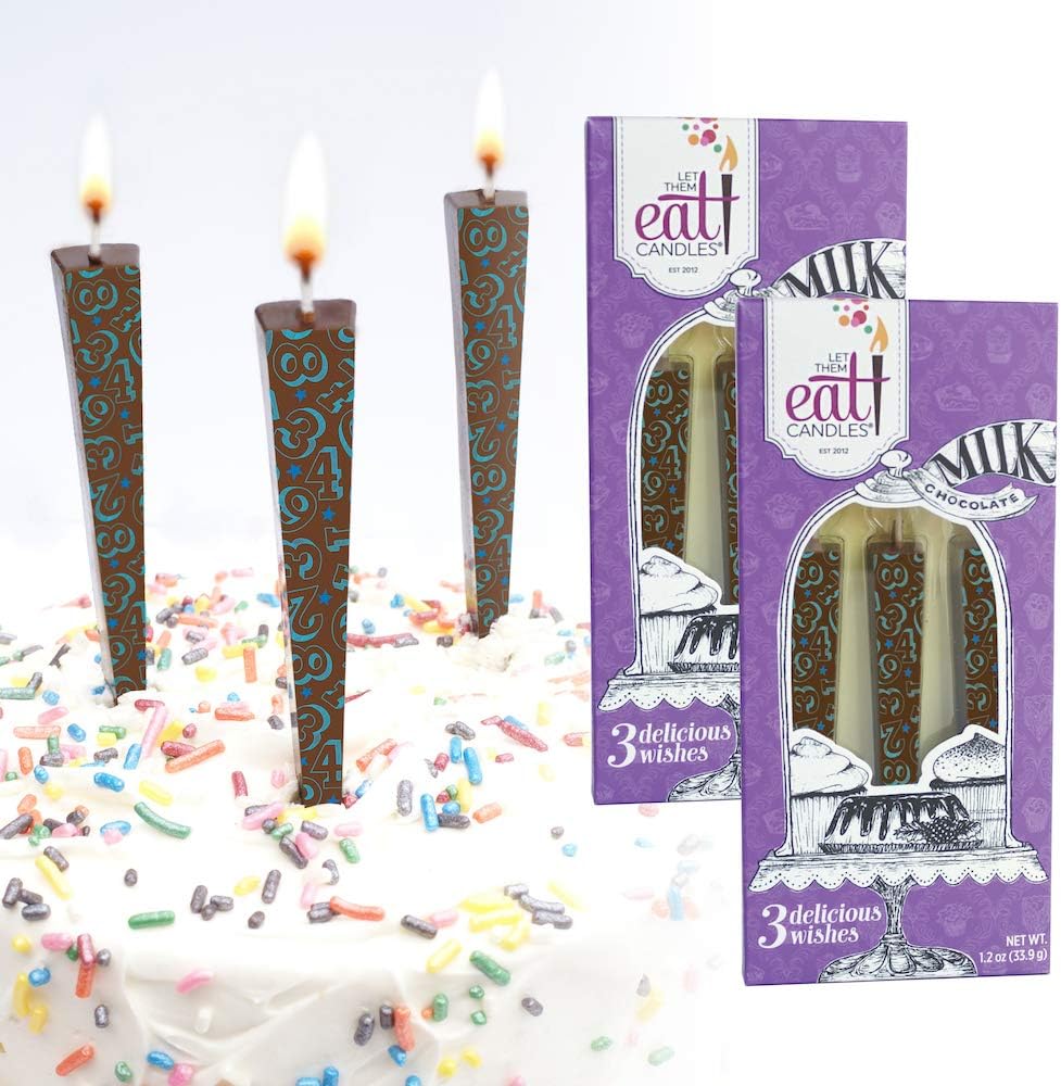 Light and EAT Milk Chocolate Candles by Let Them Eat