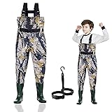 Kids Chest Waders for Toddler Children Waterproof