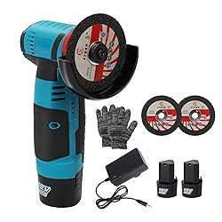12V Cordless Angle Grinder Kit, 3" Battery Powered