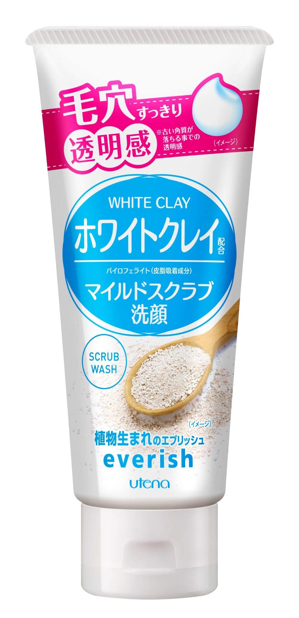 Utena Everish White Clay Face Wash - 145g