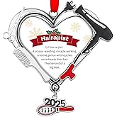 Hair Stylist Ornament 2025 - Christmas Ornament for Hairdressers, Gifts for Women Hairdressers, for Hair Stylist Female