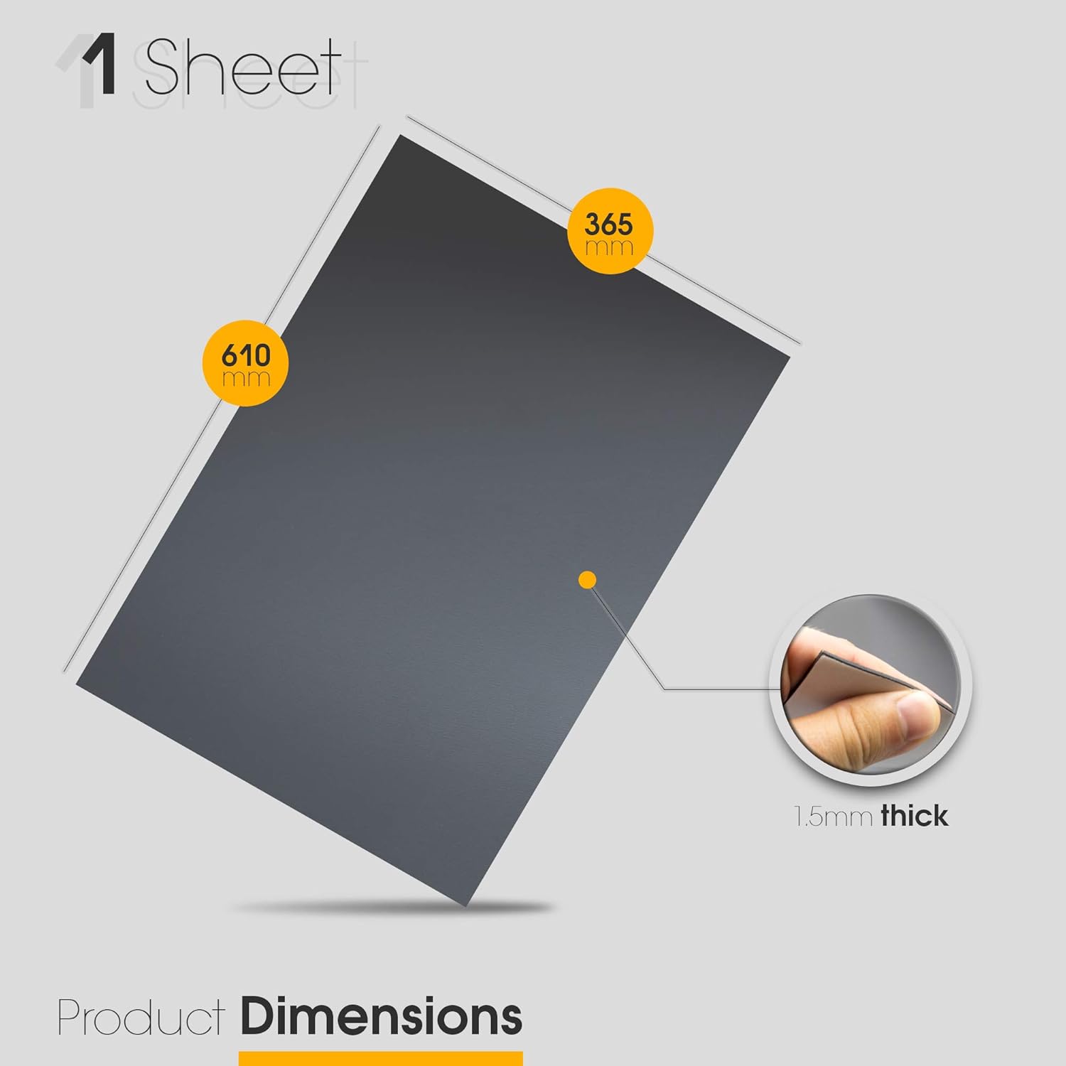 TMS Large Self-Adhesive Magnetic Sheet - Image 5