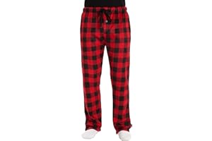 #followme Ultra Soft Fleece Men's Plaid Pajama Pants with Pockets