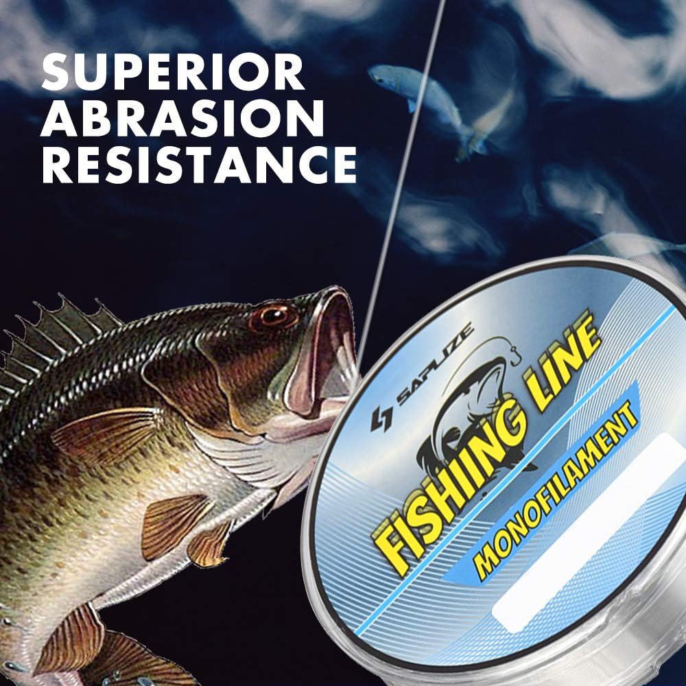 SAPLIZE Monofilament Fishing Line, 10lb-30lb, Super Strong Strength Fishing Line : Sports & Outdoors