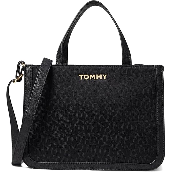Tommy Hilfiger Womens Dawn II Convertible CZ Satchel W/Pouch