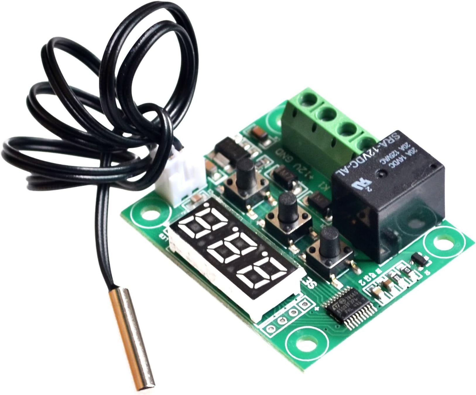 Bolsen TechW1209 Cool Temp Thermostat Temperature Control Switch Temperature Controller Thermometer Thermo Controller