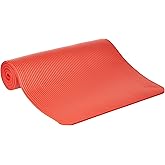 Fitvids 1/2-Inch Extra Thick High Density Anti-Tear Exercise Yoga Mat with Carrying Strap