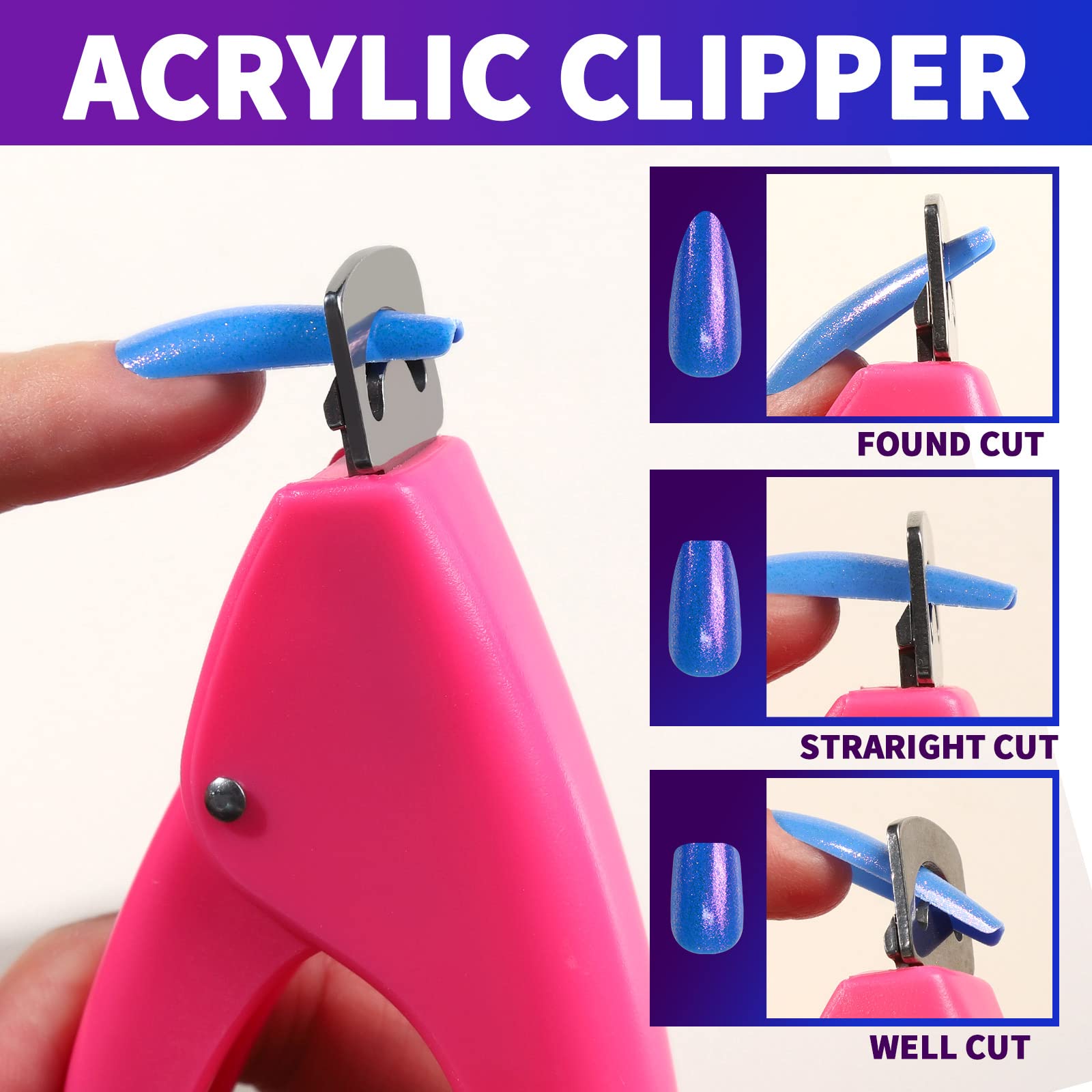 Teenitor Long Press On Nails, Chrome Press On Nails, 288pcs Long Coffin Ballerina False Nails, 12 Colors Full Cover Glue On Nails Holographic Metallic Mirror - Image 7