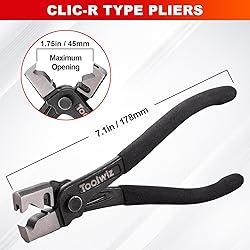 Toolwiz 4 Pcs Hose Clamp Pliers, Spring Coolant