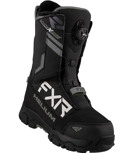 FXR X-Cross Pro BOA Stiefel (Black Ops) - Winterfeste Snowboard-/Motocross-Stiefel Mit BOA-System