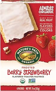 Nature's Path Organic Berry Strawberry Toaster Pastries, 11 oz (Pack of 1)