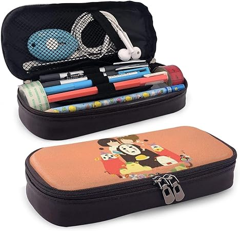 Amazon Co Jp 筆箱 スタジオジブリ カオナシ 筆入れ ペンケース かわいい おしゃれ 大容量 ふでばこ Pencil Case 男の子 女の子 中学生 女子 韓国 化粧ポーチ ポーチ 文房具 文具 Puレザー Office Products
