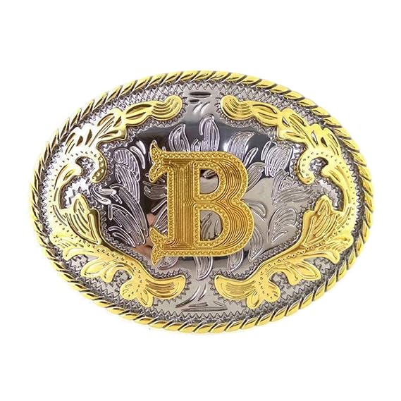 letter b belt buckle