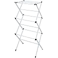 Mabel Home Foldable Clothes Drying Laundry Rack Clothes Airer (White)