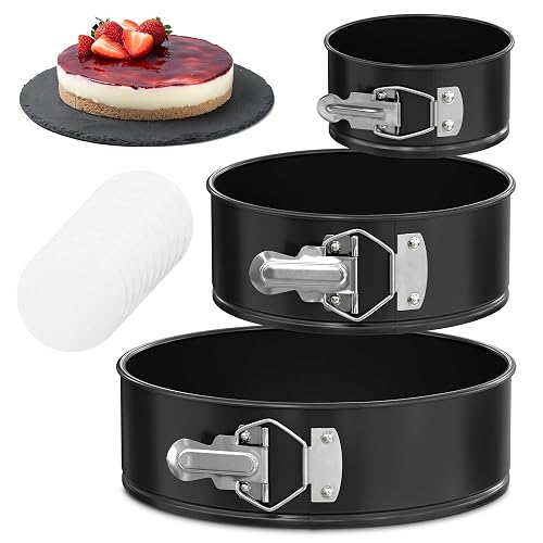 Springform Pan Liners Spring Form Pan for Cheesecake - Leak Resistant Springform Pan Set ...