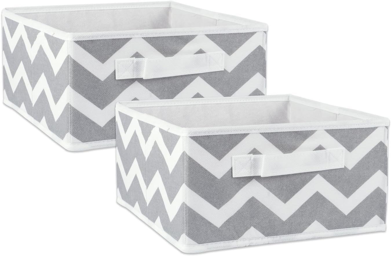 View Better Homes & Gardens Fabric Half Sized Gray Storage Bin Pics