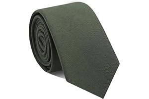 Mantieqingway Skinny Ties for Men,Cotton Linen Neck Tie for Daily Dress,Weddings, Groom, Groomsmen, Missions, Dances