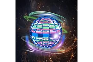 GENERIC Flying Orb Ball Toys, 2025 Upgraded Toy, Hover Ball Boomerang Fly Fidget Spinner Hand Controlled Mini Drone Cosmic Globe Spinning Cool Toys for 6 7 8 9 10+ Year Old Boys Girls Teens (Blue)