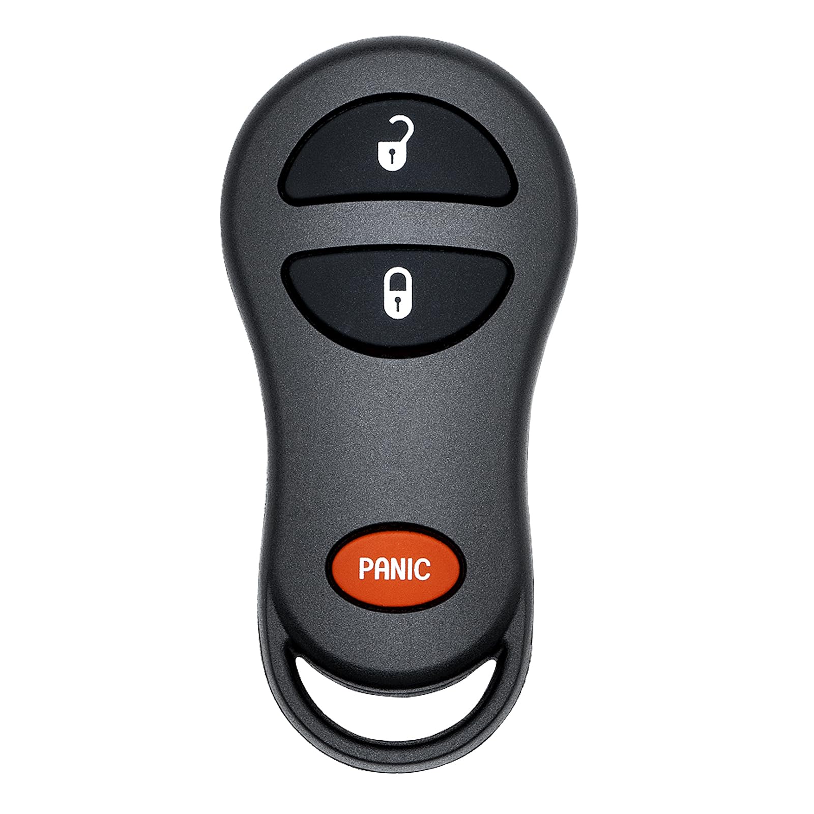 Photo 1 of Vurkcy Key Fob Replacement for 2002-2005 Dodge Ram 1500 2500 3500/01-04 Dakota/ 01-03 Durango/ 99-03 Grand Caravan Town & Country/ 99-05 Voyager/ 01-02 Prowler, GQ43VT17T GO43VT13T, 3 Btn