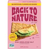 Back to Nature Himalayan Sea Salt Flatbread Crackers, Plant Based Snack 1pk | Kosher, No Dairy Added, Plant Based, Wheat Flour, Non GMO No High Fructose Corn Syrup No Artificials, Wholesome Snacks 5oz