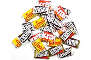 SWEET SAVORA Hersheys Chocolate Assorted Miniatures in Bulk (3 Pound), Special Dark Chocolate, Milk Chocolate, Mr. Goodbar, Krackel Candy Bars