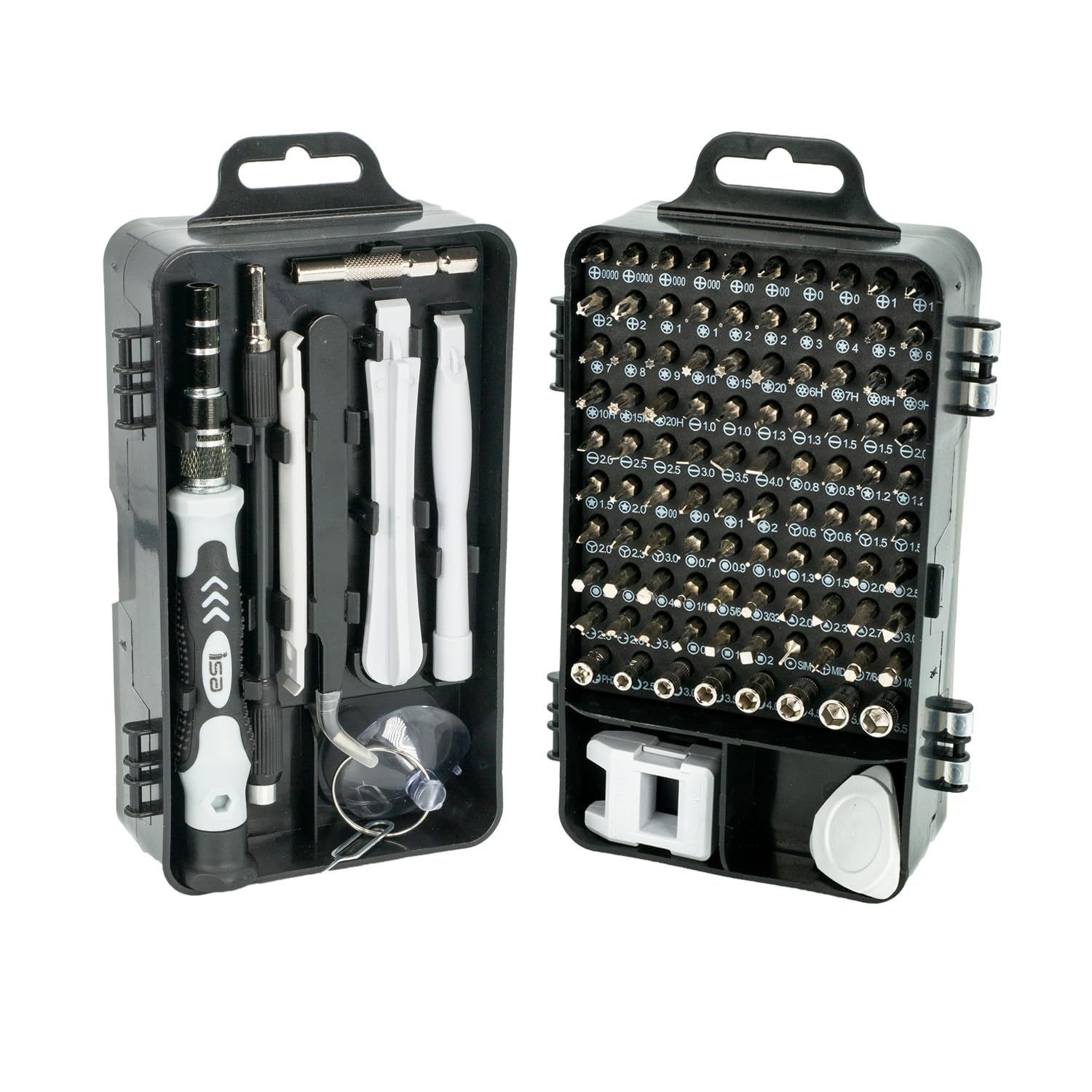 Intirilife 115-piece Precision Tool Set, Screwdriver Set - Fine Mechanics Tool, Screwdriver kit for Repairing Mobile Phones, Glasses, laptops, Tablets, and Other Electronics