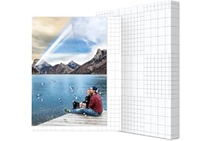 T&W SAME FILM 30 Pack Self Adhesive Laminating Sheets, Holds 8.5 x 11 Inch Laminate Paper, 9 x 12 Inch Lamination Sheets, Letter Size, Thermal Laminating Sheets, Self Sealing