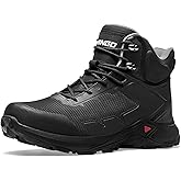 NINGO Men's Hiking Boots, Waterproof All-Terrain Hiking Shoes, Breathable Lightweight Outdoor Ankle Boots for Trekking, Backpacking, Walking, Mountaineering