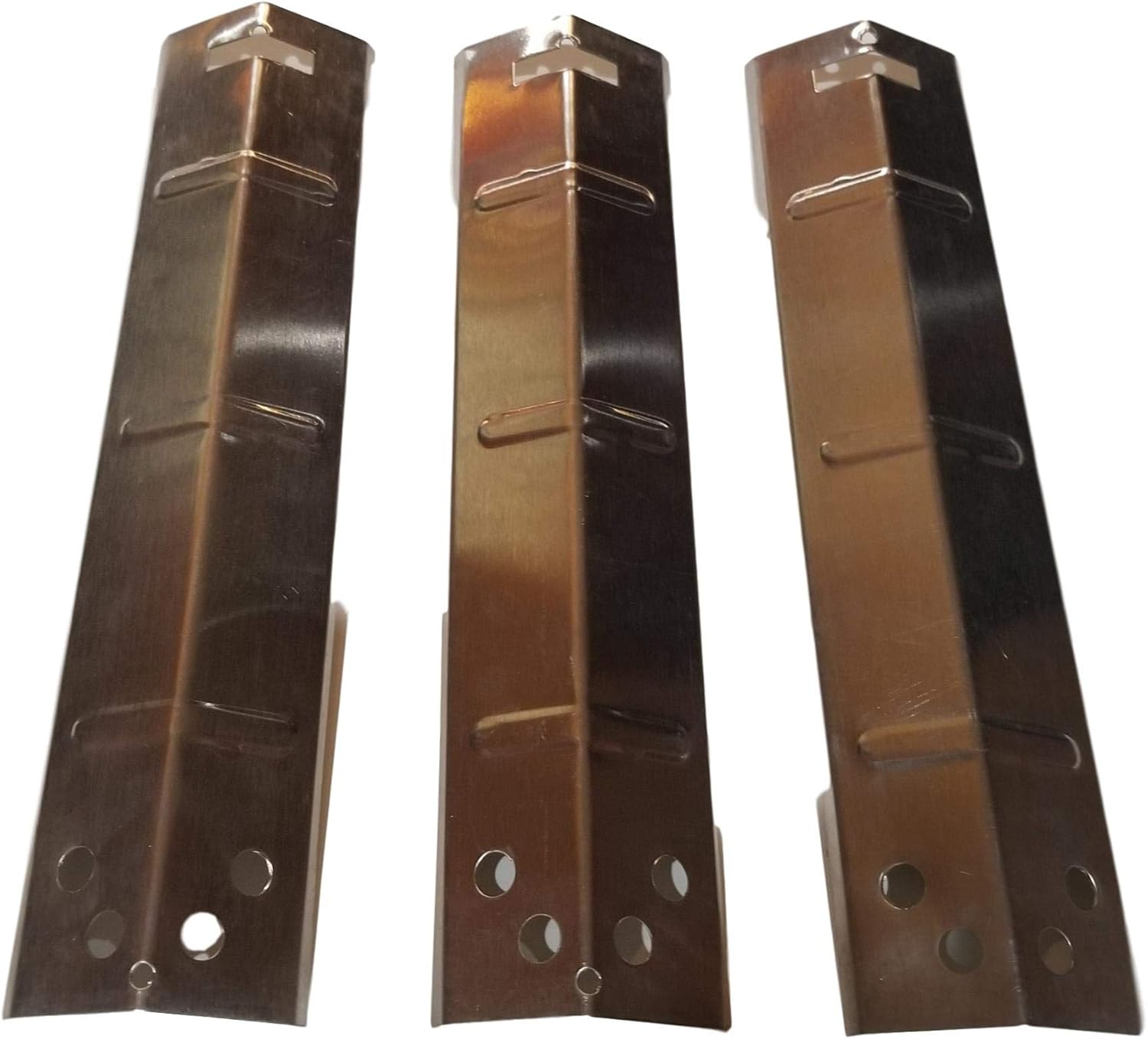 Outdoor Bazaar Set of Three Stainless Steel Heat Plates for 3 Burner Walmart Expert Grill Model : Garden & Outdoor