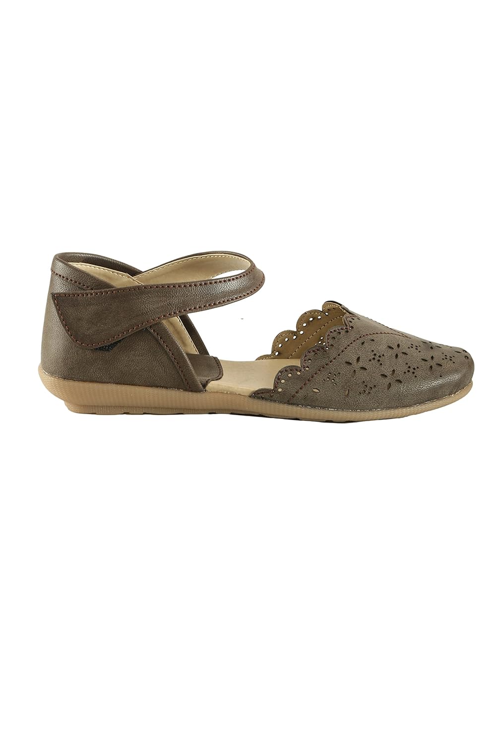 meriggiare women coffee synthetic flats