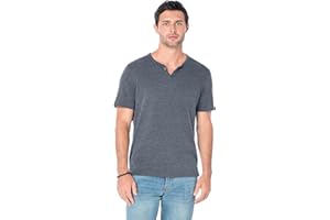Lucky Brand Mens Venice Burnout Notch Neck Tee Shirt