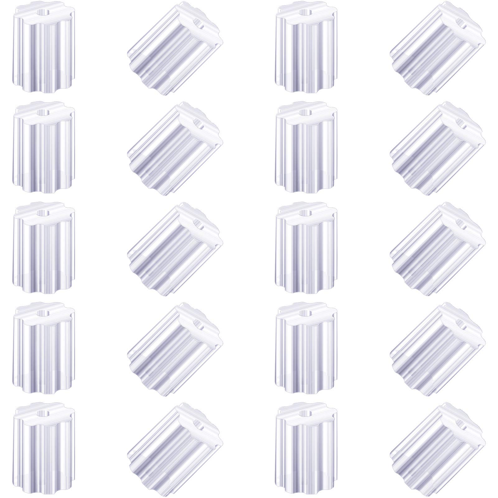 500 Pieces Clear Rubber Earring Safety Backs for Fish Hook Earrings