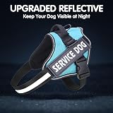 Belababy Soft No Pull Dog Harness Medium Reflective Breathable Adjustable view 6