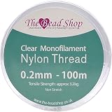 The Bead Shop Clear Nylon Thread 0.2mm 100m Invisible String 3.2kg view 2