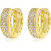 Gold Hoop Dangle Stud Earrings for Women Dainty Western Jewelry Accessories Gifts Statement Elegant Unique Clover Evil Eye Snowman Snowflake Anchor Starfish Seashell North Star Earring