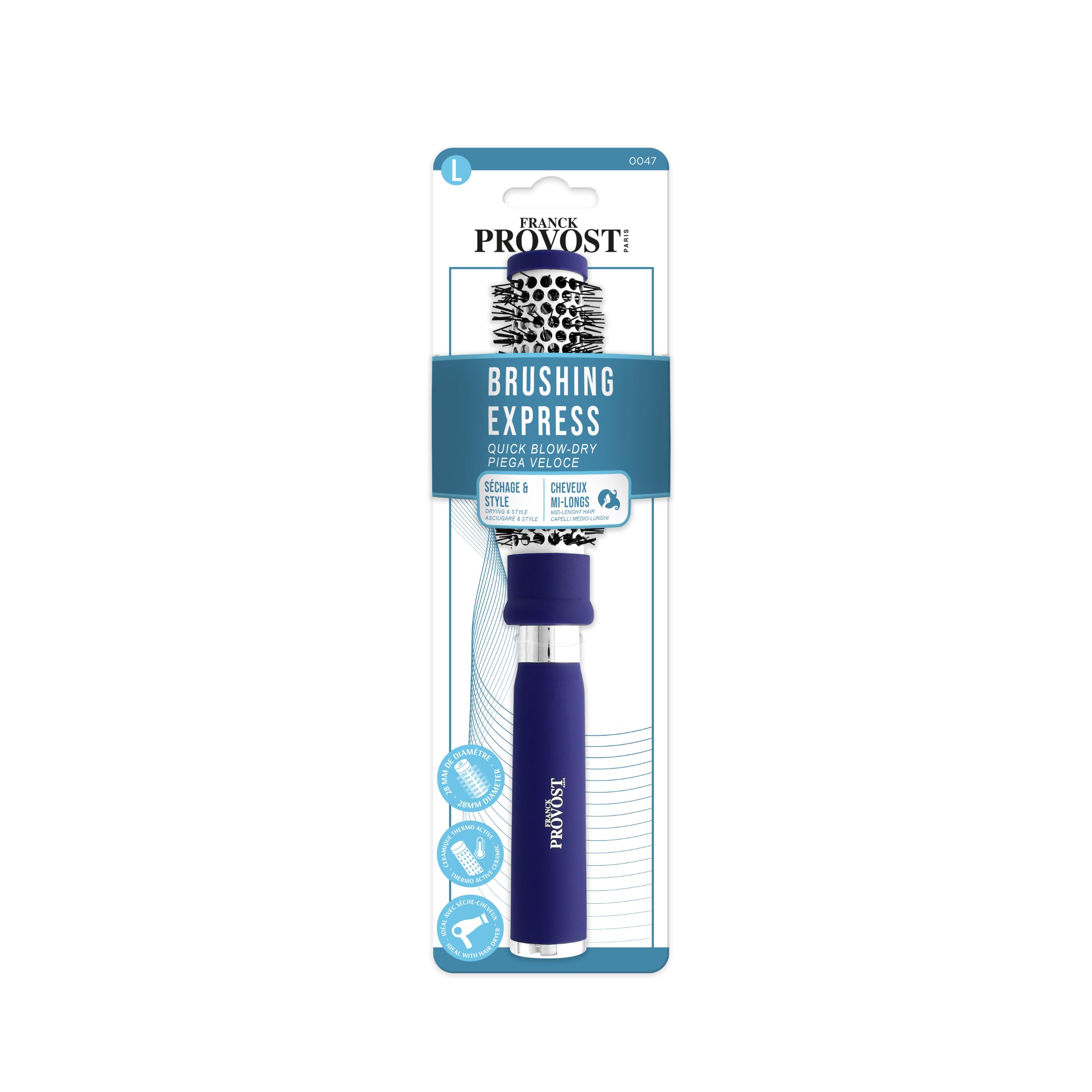 Franck Provost Large Brush with Nylon Bristles - Assorted Models