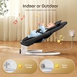 Fdlscpem Electric Baby Swing for Infant Bluetooth App 5 Speeds 3 Timers view 7