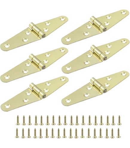 QCAA Steel Light T Hinge, 3"x2-5/16"x1.4mm, Elegant Frosted - View #11