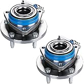 BDELI 2 Pack Front Wheel Bearing and Hub Assembly 513121 Replace for 00-11 Chevy Impala, 97-08 Pontiac Grand Prix, 06-09 Cadillac DTS, 99-02 Eldorado, 05-09 Buick Lacrosse, 06-11 Lucerne, 5 Lug w/ABS