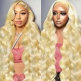 613 13x6 Lace Front Wig Human Hair 200 Density 30 Inch Body Wave Blonde Wig Human Hair 613 HD Lace Frontal Wig 13x6 Virgin Hu