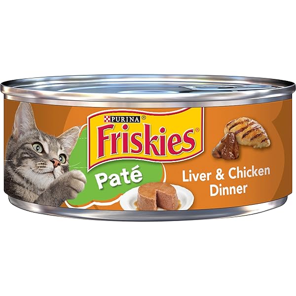 FRISKIES WET CAT FOOD PATE LIVER & CHICKEN DINNER CLASSIC PATE CAT FOOD 5.5 OZ