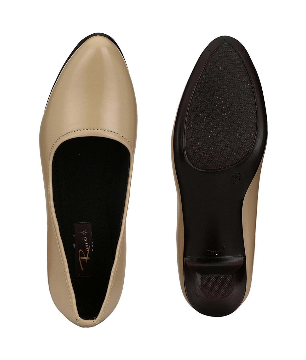 rimezs women's synthetic leather block heel sandal