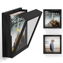 Emfogo 2 Pack Vinyl Record Frame, Album Frames for
