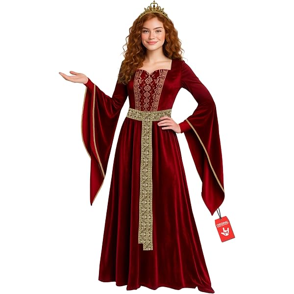Amazon.com: Fun Costumes Women's Classic Vampire Costume Dress, Gothic Dress,  Bloodsucker Gown, Immortal Queen Outfit - Small/Medium