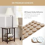 The Essential Concierge 137 Pack Furniture Pads Felt 3M Adhesive Floor view 3