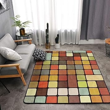 Amazon Com Rubiks Cube Kitchen Rugs Memory Foam Floor Pad Rugs