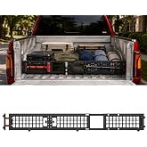 Honsary Truck Bed Divider 60"-70" Adjustable, Cargo Divider for Ford F150 | Cargo Manager with MOLLE Panel for Pickup Truck Bed, 60-70 in Adjustable Compatible with Ford F150 Chevy Silverado Gmc Sierra